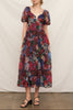 Violet Hour Puff Sleeve Maxi Dress