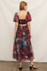 Violet Hour Puff Sleeve Maxi Dress