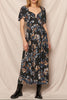 Nocturne Flora Puff Sleeve Dress