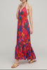 Solara Floral Halter Maxi Dress