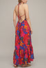 Solara Floral Halter Maxi Dress