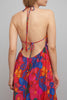 Solara Floral Halter Maxi Dress