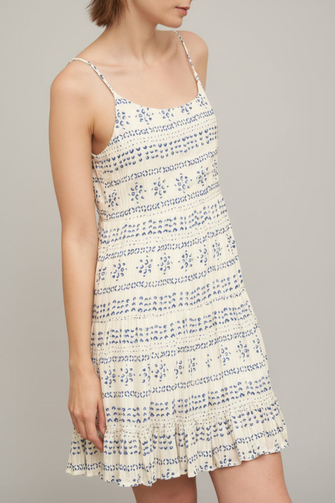 Serenity Print Ruffle Hem Dress