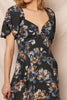 Nocturne Flora Puff Sleeve Dress