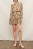 Francine Mock Neck Mini Dress