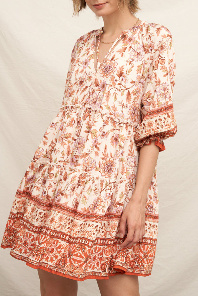 Falling for Autumn 3/4 Sleeve Dress