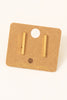 Straight Bar Stud Earring