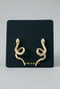 Coiled Snake Stud Earrings