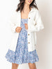 Camille Denim Shirt Jacket In Ivory