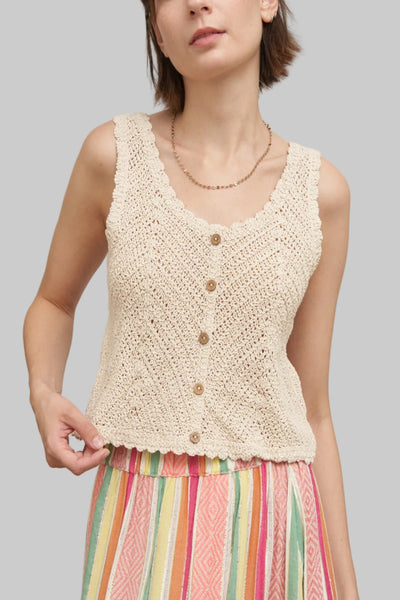 Free Spirit Crochet Tank Top