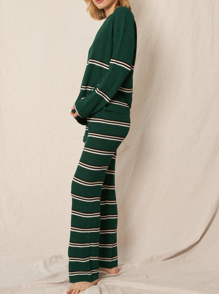 Mackenzie Multi Striped Sweater Top