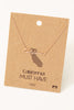 California Cursive Dainty Nameplate Necklace (Assorted)