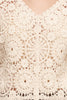Luna Crochet Lace V-Neck Top