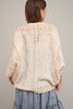 Boho Lace Button Cardigan