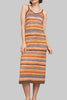 Candy Stripe Sweater Knit Dress