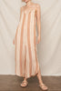 Harbor Stripes Sleeveless Linen Jumpsuit