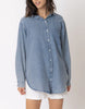 Clear Skies Long Sleeve Denim Button Down Shirt Long Sleeve