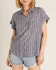 Lyon Button Up Striped Short Sleeve Shirt (assorted)