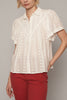 Sunny Side Eyelet Button-Down