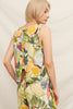 Tropical Pop Sleeveless Top
