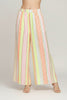 Sunset Stripe Wide-Leg Pants