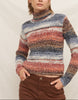 Mosaic Knit Turtleneck Sweater