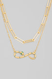 Double Layer Snake Chain Link in Gold