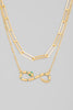 Double Layer Snake Chain Link in Gold