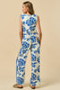 Floral Tides Tie Top and Pant Set