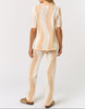 Beachcomber Button Down and Drawstring Pant Crochet Set