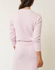 Warm & Fuzzy Set with Crewneck Sweater and Skirt Light Pink