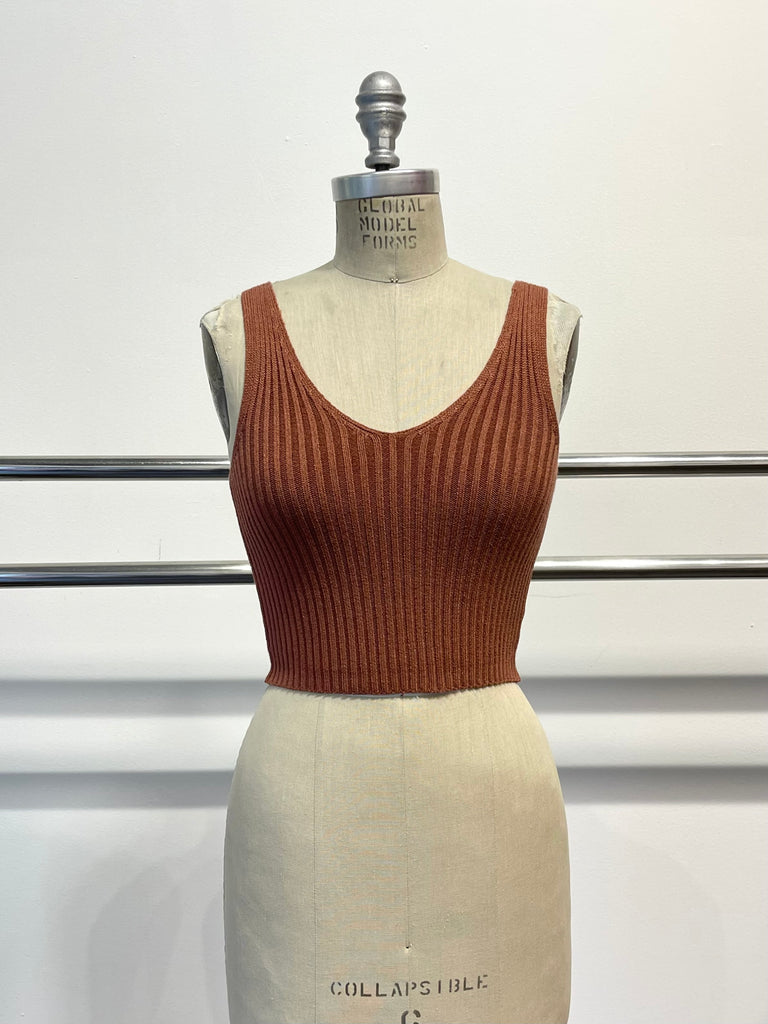 Vaani Knit Basic Crop Top (Assorted Colors)