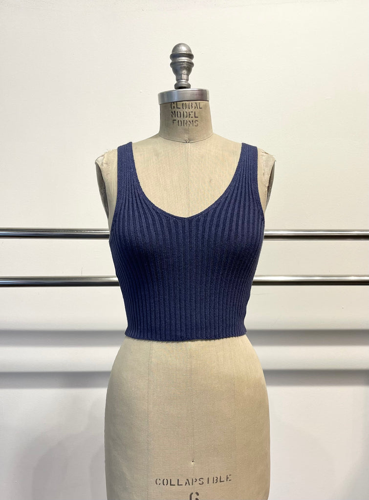 Vaani Knit Basic Crop Top (Assorted Colors)