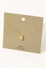 Rhinestone Heart Necklace in Gold (Assorted)