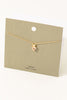 Rhinestone Heart Necklace in Gold (Assorted)