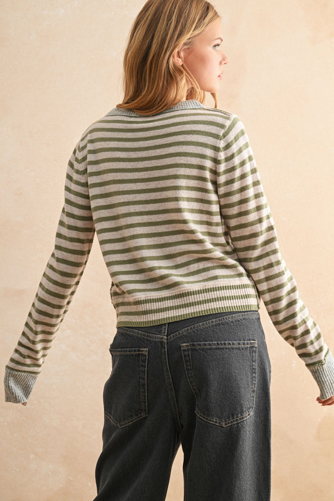 Sunday Stripes Soft Cardigan
