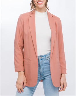 VERONICA TRUFFLE BROWN OVERSIZED BLAZER
