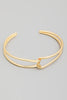 Twisted Gold Cuff