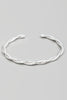 Twisted Silver Cuff Bracelet