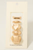 Thick Gold Ring Set