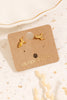 Sweet Hummingbird Tiny Stud Earrings (Silver/Gold)