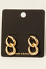 Gold Link Dangle Earrings