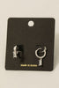 Rectangle Diamond Drop Earrings