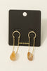 Stone Dangle Earrings