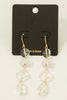 Clear Stone Dangle Earrings
