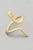 Thin Snake Finger Wrapped Ring in Gold