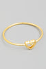 A little Love delicate Heart Ring in Gold