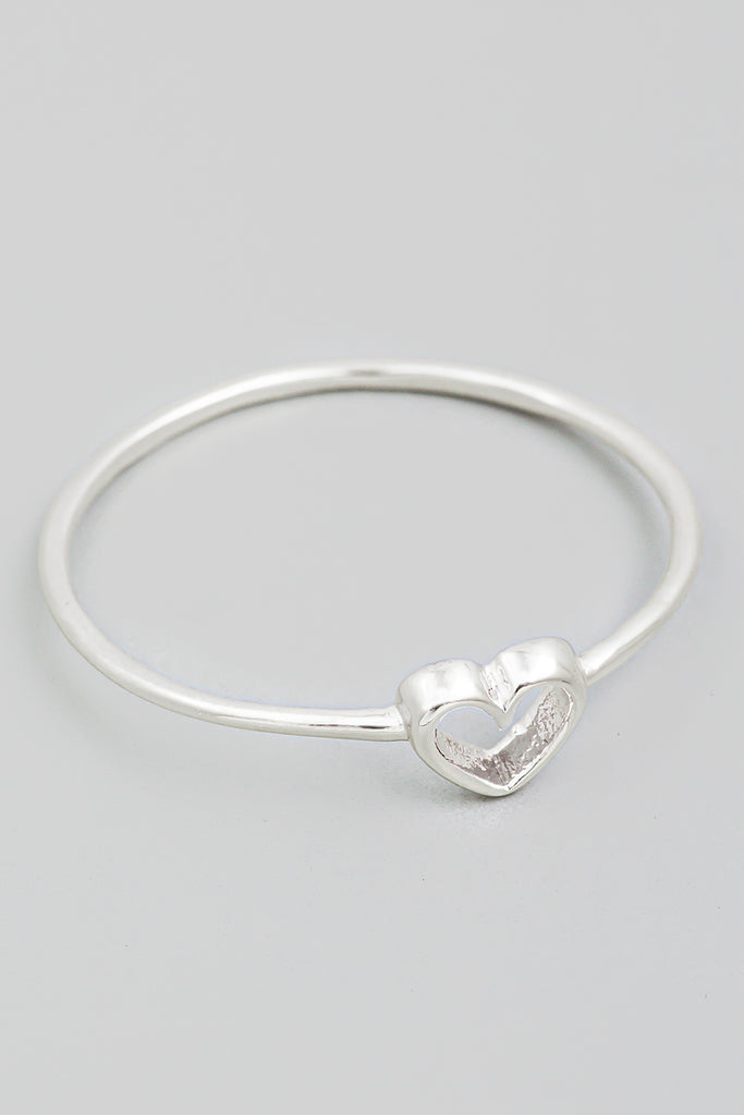 A little Love tiny Heart Ring in Silver
