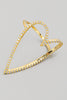 String Of Hearts Rhinestone Statement Ring