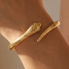Snake Head Cuff Bangle